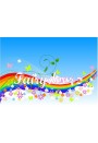 Fairy Scene Cards - set of 4 backgrounds - Fairy 1
